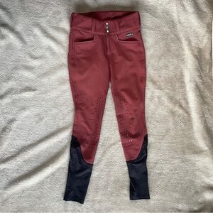 Kerrits high rise Breeches XS brick color